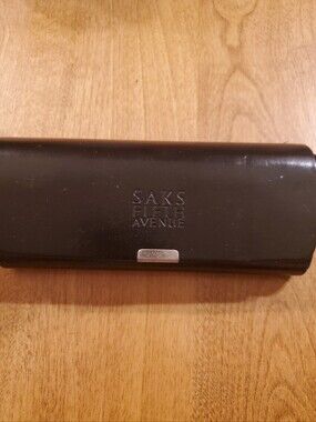 VTG Saks Fifth Avenue Eyeglass Case Sunglasses Case